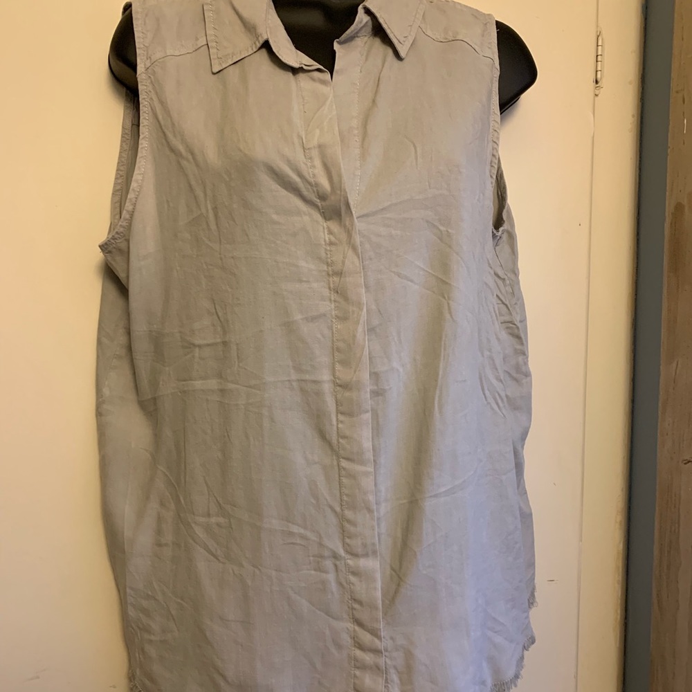Button up tank top